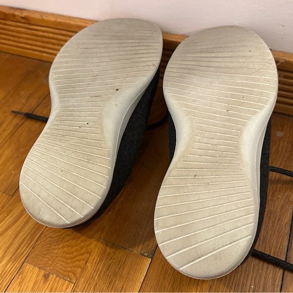 ALLBIRDS Wool Runners Charcoal Grey Merino Wool Knit Sneakers Womens 9 - Picture 4 of 7